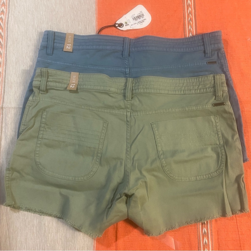 Prana Sancho Short Women’s Size 12 Organic Cotton Fair Trade Outdoor 2pc - Picture 4 of 9